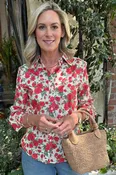 Caroline Rose Shirt - Red