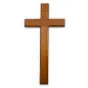 10" Plain Walnut Cross