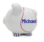 Baseball Piggy Bank