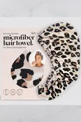Quick Dry Hair Towel - Eco Leopard