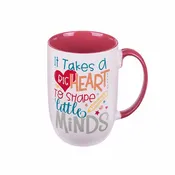 Mug Red Big Heart to Shape Minds