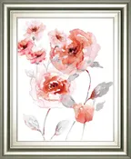 22x26 Translucent Blush II By Nan - Pink