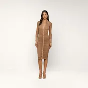 Adriana Ruched Midi Dress