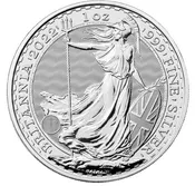 1oz British Britannia Silver Coin