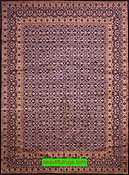 10x12 Rug, Persian Kerman Rug, Allover Design Rug