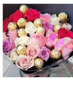 MIX ROSES AND CHOCOLATES