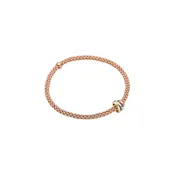 18K Gold Prima Flex’it Bracelet with Tricolor Rondel 74408BX_XX