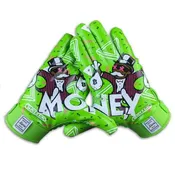 Battle Sports Money Man 2.0 Football Receiver Gloves - Green - Adult Size — S.M. Athletics