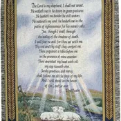 23rd Psalm Throw