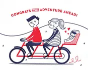 Baby Bicycle Congrats