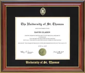 University of St. Thomas (UST) Diploma Frame with Embossed School Seal