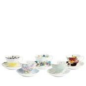 100 Years 1920-1960 5-Piece Teacup & Saucer Set by Royal Albert