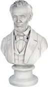 Abe Lincoln Bust Sculpture 18″