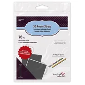 3L 3D Foam Strips Black Thin