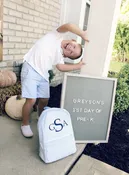 Baby Blue Seersucker- Order by Color