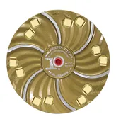 Hexplateâ„¢ 15" Plate with 12 Scrape/Grind Pads HEX1712SG