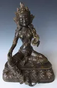 18th/19th Century Tibetan Bronze Tara Statue