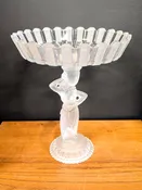 Fostoria Silver Mist 'Rebecca at the Well' Compote