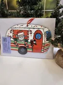 Camper RV Christmas Ornament One-Sided Whimsical Camping Gift