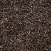 Color Enhanced Mocha Brown Mulch