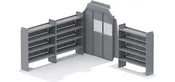 HolmanBASE 60″ H SHELVES – SPRINTER 144″ WB HIGH ROOF