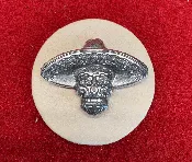 Sombrero Sugar Skull Concho- Antique Silver Finish 1 1/2″ x 1 1/4″