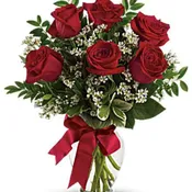 Classic Half Dozen Roses - Red