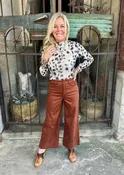 Espresso Wide Leg Jean