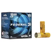 20 Gauge 2 3/4" 7/8oz 1210FPS Top Gun Game & Target Shotgun Shells, Case of 250