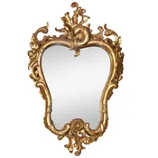 Gilt Rococo-Style Mirror