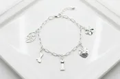 Charm Bracelet Sterling Silver
