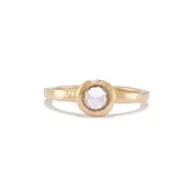 5mm Rose Cut Diamond Solitaire