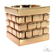 10K Gold Brick City Ring 68723