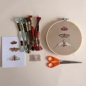 Butterfly Broderie Perse Embroidery