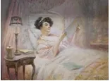 Albert Guillamme “la lecture au lit”