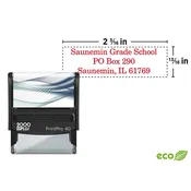 Custom 2000 Plus® PrintPro™ 40 Self-Inking Stamp, 13/16" x 2-3/16"