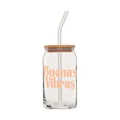 Artelexia Collection - Buenas Vibras Glass with Lid
