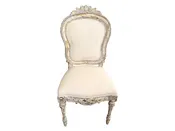 19c French Rococo-Style Side Chair — St Romain Interiors