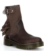 Dr. Martens Girls' Genaya Rodeo Moto Boots (Toddler)