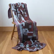 Artisanal Upcycled Patchwork Throw #22