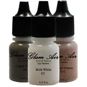 Cheetah Collection 3 Shades of Glam Air Airbrush Makeup Water-based Formula Last Over 18 Hours (For All Skin Types)E4,E5,E12