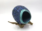 Blue Feathered Cave — Gourd Divas