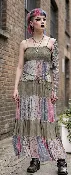 Boho Tiered Patchwork Maxi Sundress