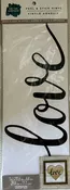 Love Vinyl Word Peel & Stick 11.6 inch x 4.4 Inch