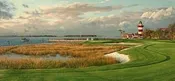 18th Green by Linda Hartough - Canvas