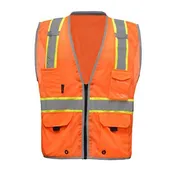 CLASS 2 HYPE-LITE SAFETY VEST WITH BLACK SIDE (Size: Large)