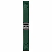 Cut-to-Fit Rubber Strap, 24 mm, Dark Green