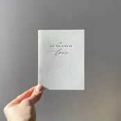 All You Need is Love Letterpress Card — The Happy Envelope