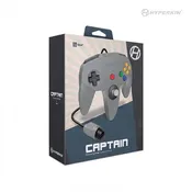 Captain N64 Controller: GameCube Style Analog, Ergonomic Wired Retro Gaming