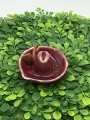 se Ceramic Cowboy Hat with pipe Shaped Small 3'" Ashtray